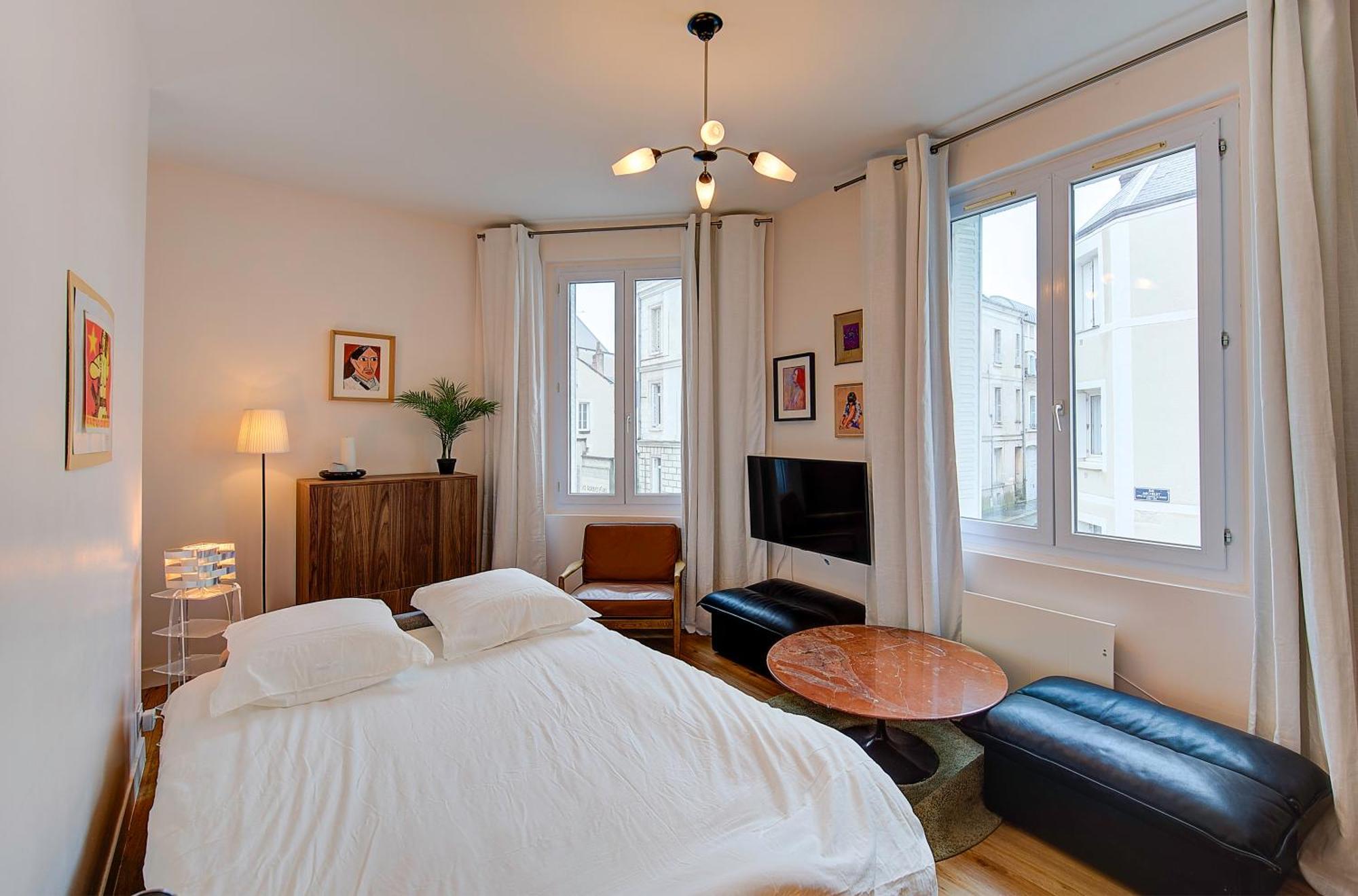 Chic Et Cosy - 5Mn De La Gare - Arrivee Autonome Apartment Tours Bagian luar foto